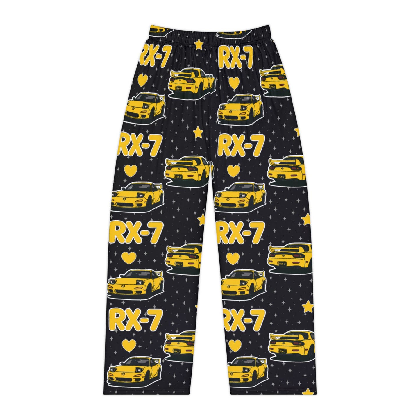 RX-7 Women's Pajama Pants - Yellow - Black