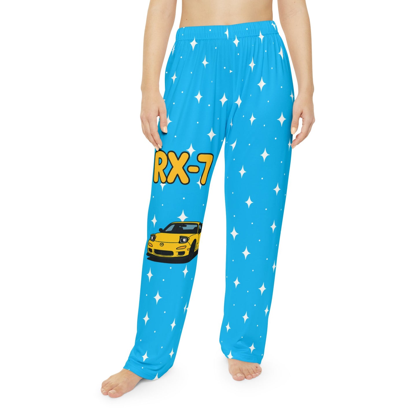 RX-7 Themed Women's Pajama Pants - Fun & Cozy Sleepwear for Car Enthusiasts